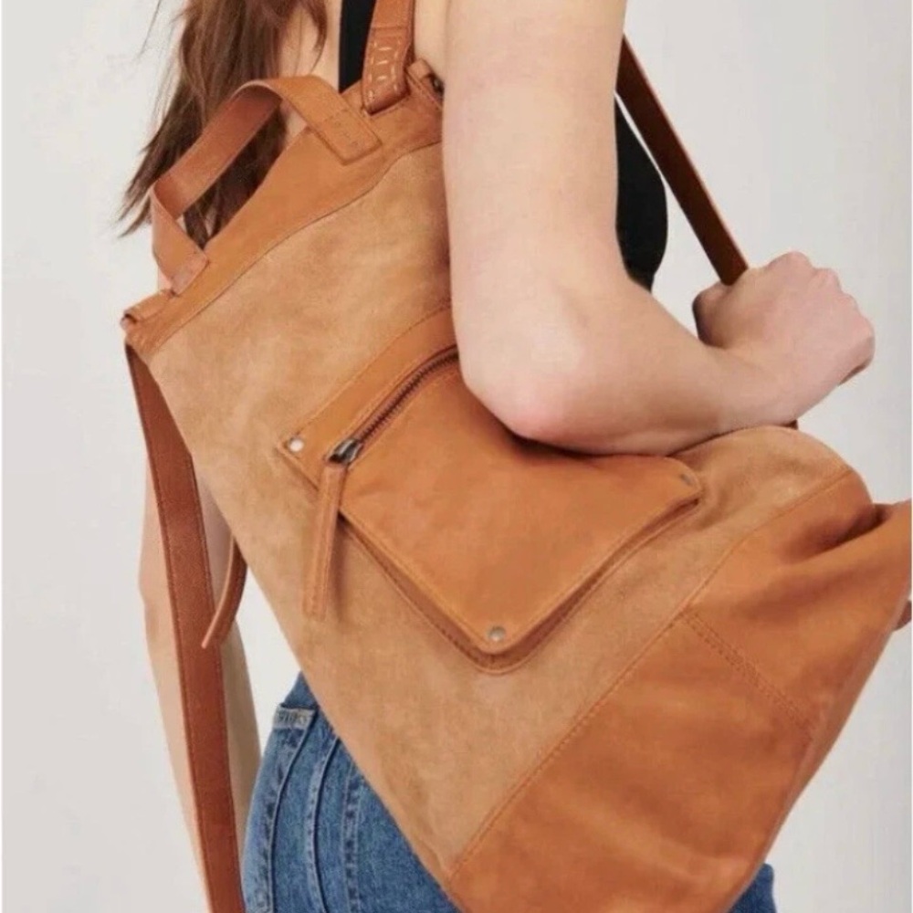 New Free People, We The Free Butterscotch backpack